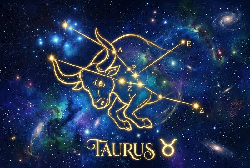 Taurus zodiac symbol with calendar date May 14, 2026 displayed for daily horoscope reading.