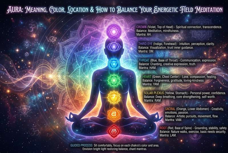 Aura: Meaning, Color, Location & How to Balance Your Energetic Field