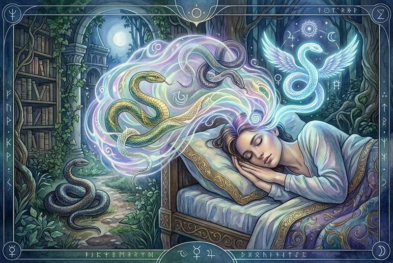 Dreaming About Snakes: Dream Meaning & Spiritual Interpretation