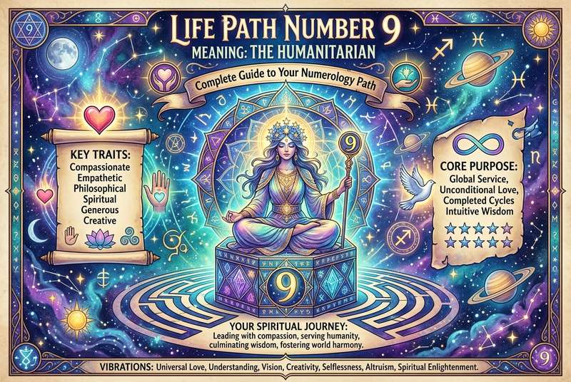 Life Path Number 9 Meaning: Complete Guide to Your Numerology Path