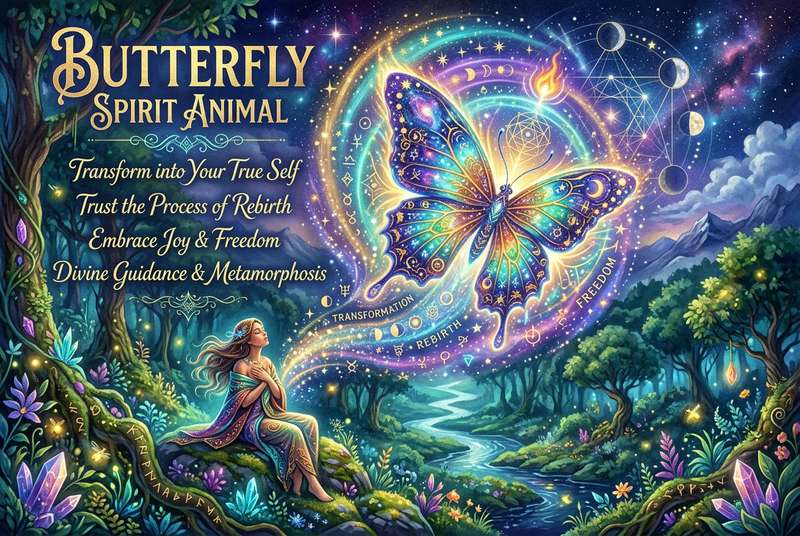 Butterfly Spirit Animal: Spirit Animal Meaning, Symbolism & Messages