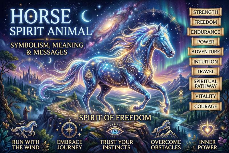 Horse Spirit Animal: Spirit Animal Meaning, Symbolism & Messages