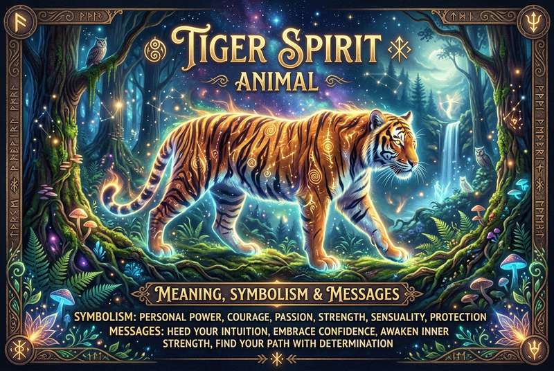 Tiger Spirit Animal: Spirit Animal Meaning, Symbolism & Messages