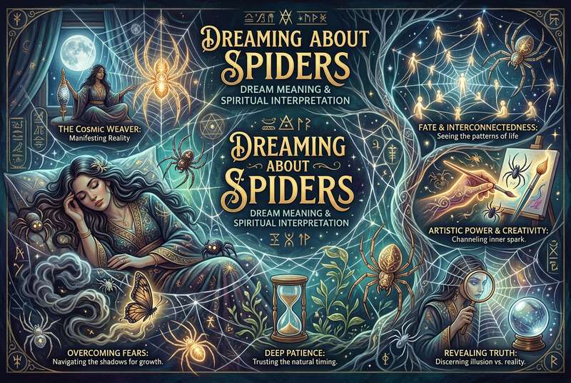 Dreaming About Spiders: Dream Meaning & Spiritual Interpretation