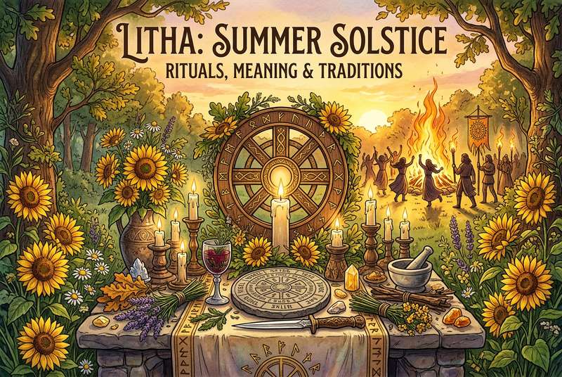 Litha Sabbat: Summer Solstice Rituals, Meaning & Traditions