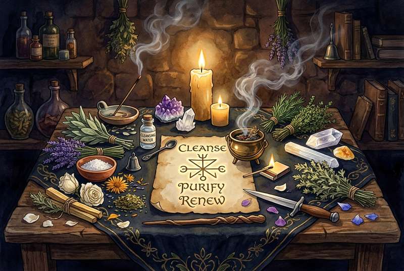 Cleansing Spell: Complete Spell Guide, Materials & Ritual Steps