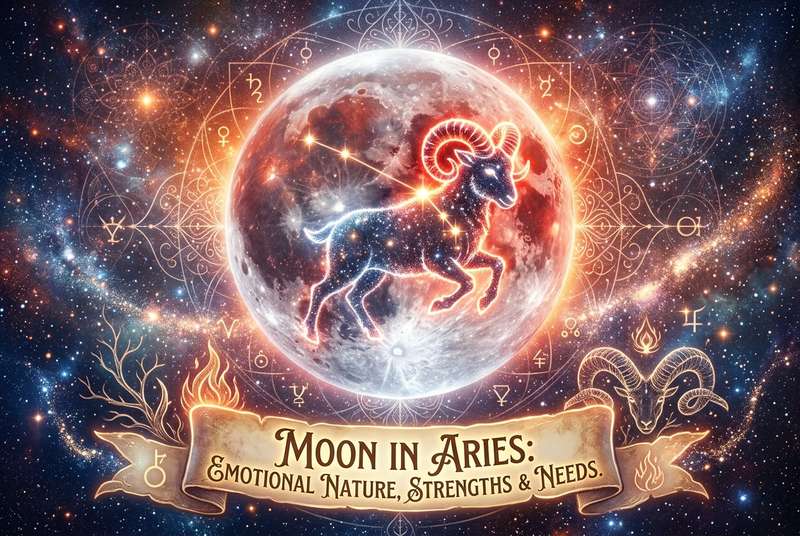 Moon in Aries: Emotional Nature, Strengths & Needs