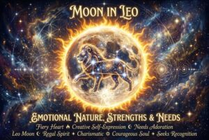 Moon in Leo: Emotional Nature, Strengths & Needs