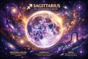 Moon in Sagittarius: Emotional Nature, Strengths & Needs