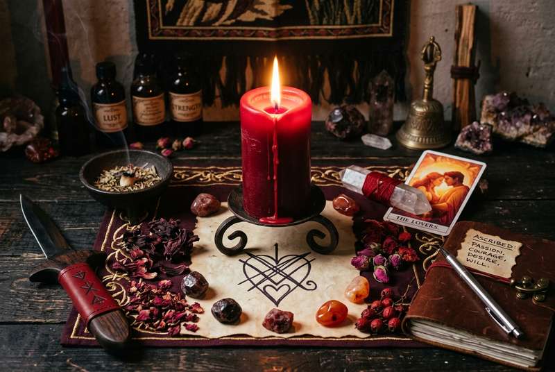 Red Candle Magic: Meaning, Intentions & How to Use It