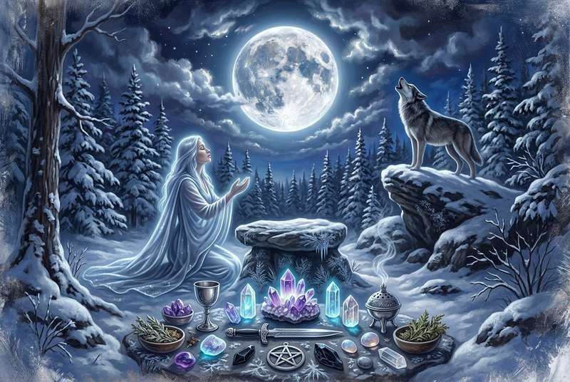 Wolf Moon (January): Meaning, Energy & Full Moon Rituals