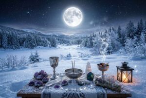 Snow Moon (February): Meaning, Energy & Full Moon Rituals