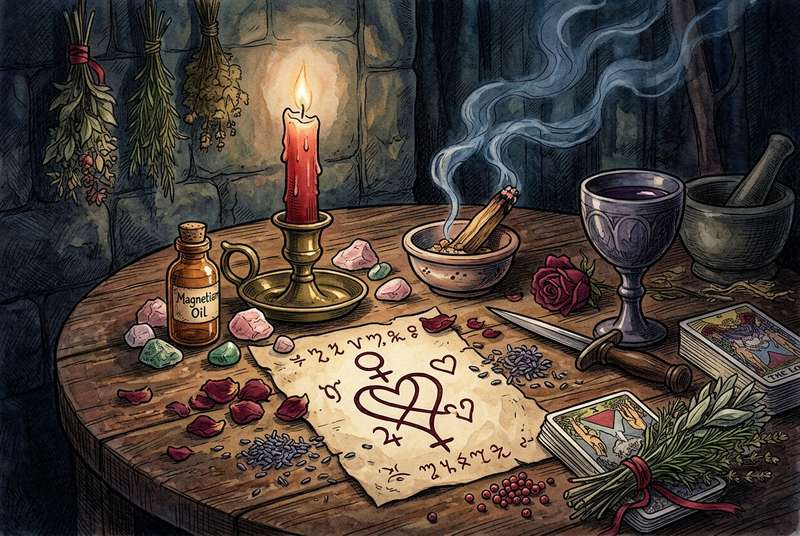 Love Spell: Complete Spell Guide, Materials & Ritual Steps