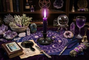 Purple Candle Magic: Meaning, Intentions & How to Use It