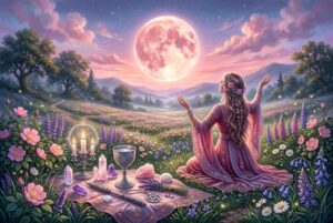 Pink Moon (April): Meaning, Energy & Full Moon Rituals