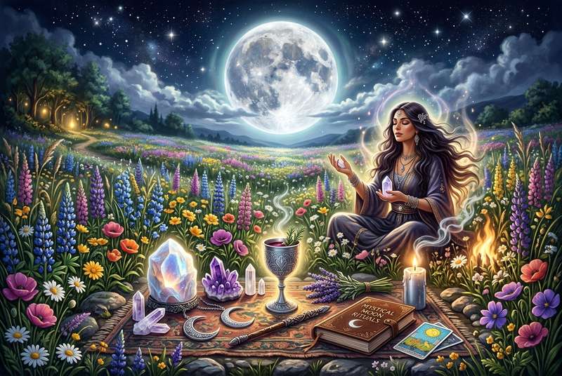 Flower Moon (May): Meaning, Energy & Full Moon Rituals