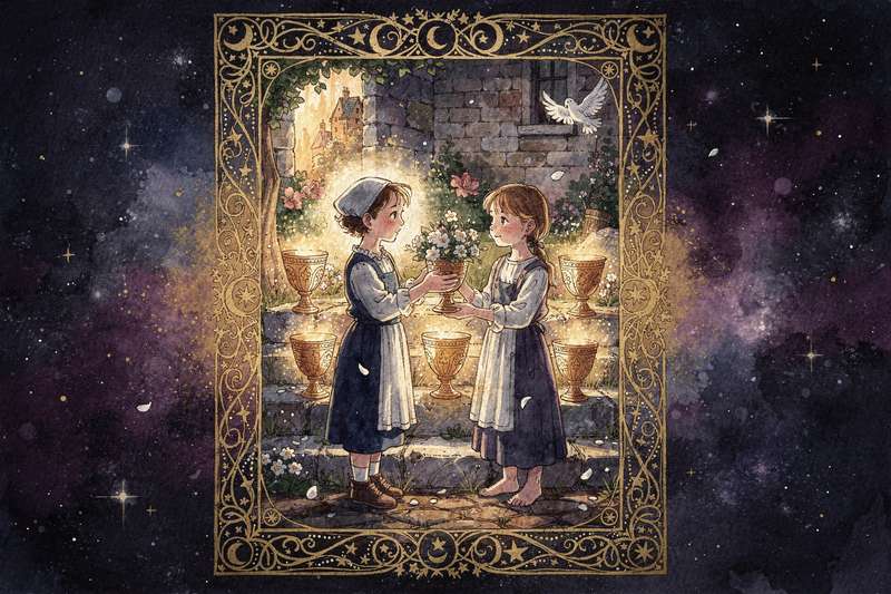 Six of Cups Tarot Card Meanings: Nostalgia, Innocence & Joy Explained