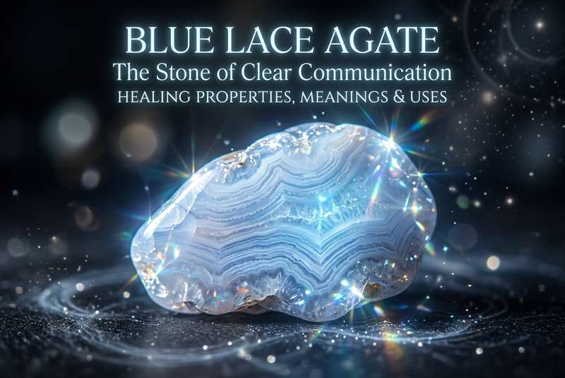 Blue Lace Agate Healing Properties, Meanings & Uses: The Stone of Clear Communication