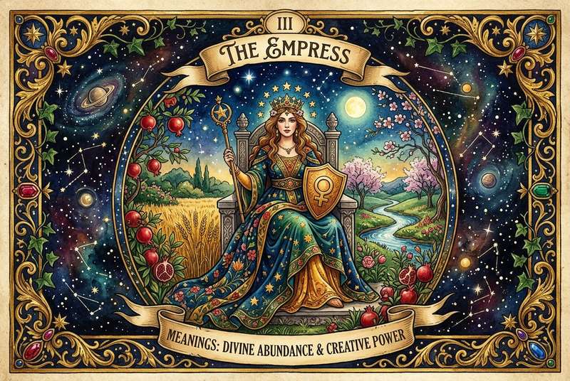 The Empress Tarot Card Meanings: Divine Abundance & Creative Power