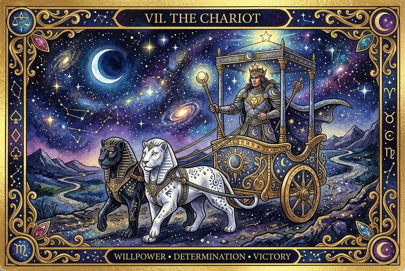 The Chariot Tarot Card Meanings: Master Your Destiny with Willpower and Determination