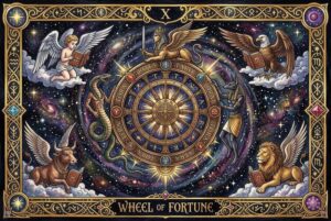 Wheel of Fortune Tarot Card Meanings: Understanding Destiny and Life’s Cycles