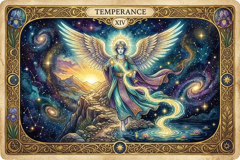 Temperance Tarot Card Meanings: Find Balance and Divine Flow