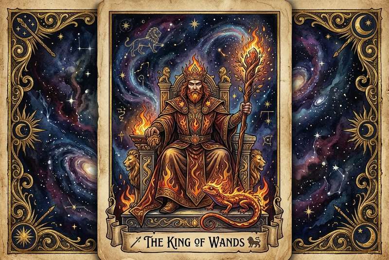 King of Wands Tarot Card Meanings: A Guide to Leadership and Vision
