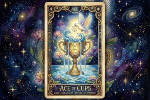 Ace of Cups Tarot Card Meanings: Love, Creativity & Divine Compassion