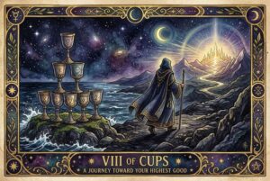 Eight of Cups Tarot Card Meanings: A Journey Toward Your Highest Good