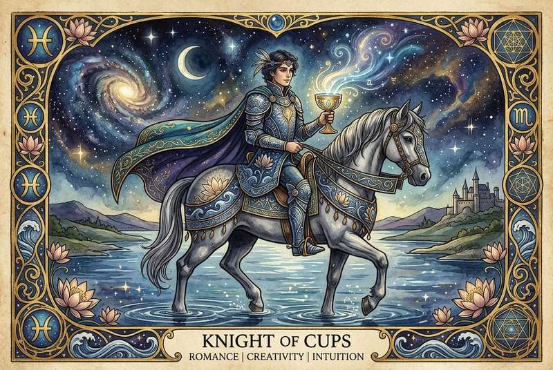 Knight of Cups Tarot Card Meanings: A Guide to Romance, Creativity & Intuition