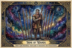 Nine of Wands Tarot Card Meanings: Your Guide to Resilience and Perseverance