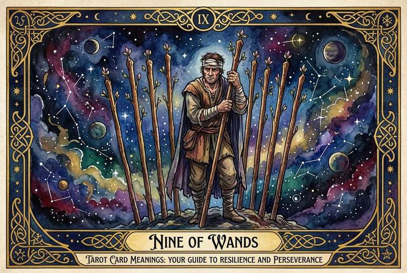 Nine of Wands Tarot Card Meanings: Your Guide to Resilience and Perseverance