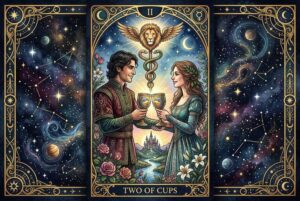 Two of Cups Tarot Card Meaning: A Guide to Love, Partnership & Sacred Connection