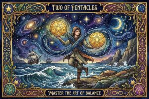 Two of Pentacles Tarot Card Meanings: Master the Art of Balance