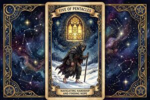 Five of Pentacles Tarot Card Meanings: Navigating Hardship and Finding Hope