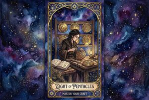 Eight of Pentacles Tarot Card Meanings: Master Your Craft