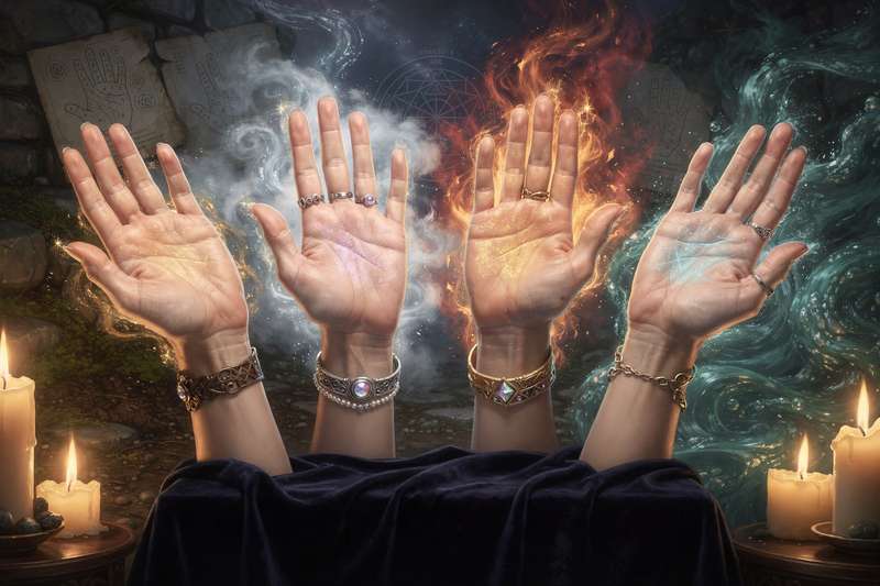 Hand Shapes in Palmistry: Earth, Air, Fire, and Water Hands Explained