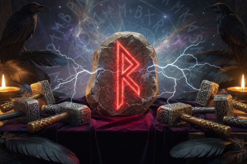 Thurisaz Rune Meaning: Thor's Hammer, Defense, and Reactive Force