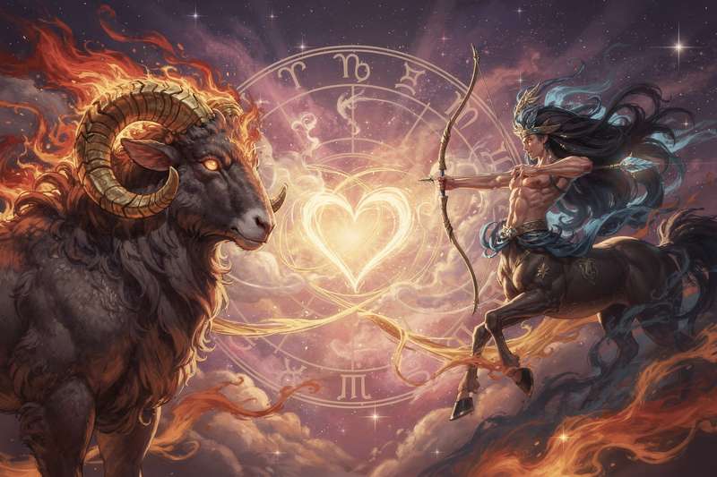 Aries and Sagittarius Compatibility: A Fiery Adventure of Two Free Spirits