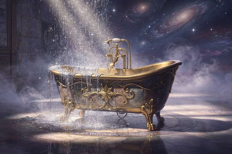 Bathroom in a dream symbolizing privacy, cleansing, and emotional release in the subconscious mind.
