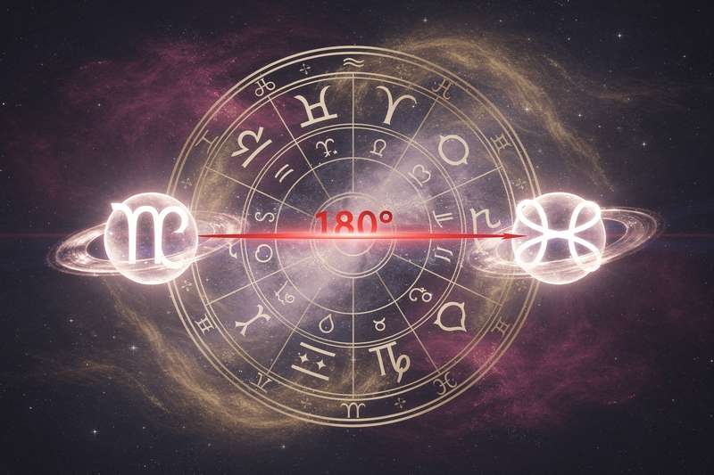 Opposition in Astrology: What This 180° Aspect Reveals