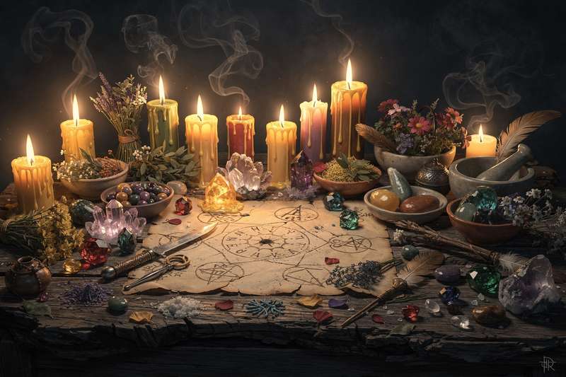 Symbolic representation of severing energetic bonds between two people through spiritual practice and healing intention.