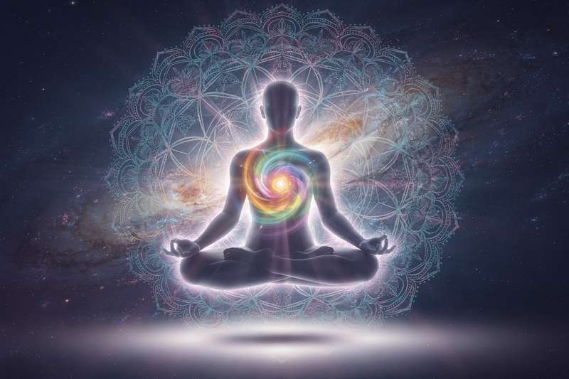 Coiled serpent visualization representing kundalini energy awakening at the base of the spine.