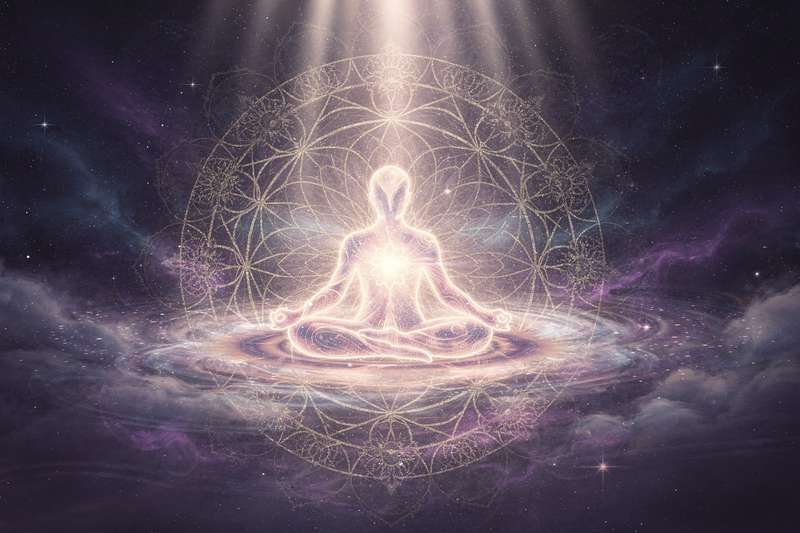 Inner radiance and confidence reflecting personal spiritual growth and authentic self-acceptance.