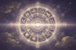 Astrological calendar highlighting Sagittarius season dates and planetary influences across zodiac signs.