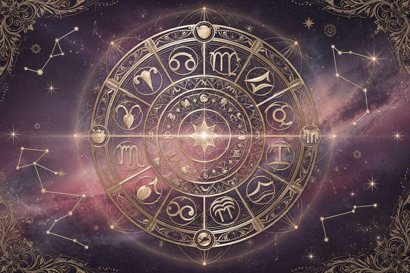 Capricorn symbol and Venus planet representation with grounded earth elements and winter landscape imagery.