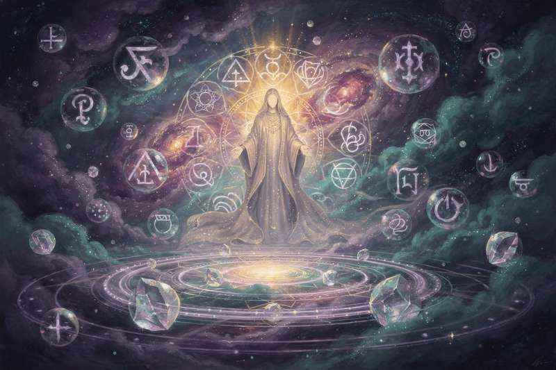 Powerful figure standing with chest open, radiating confidence and commanding presence through centered body language.
