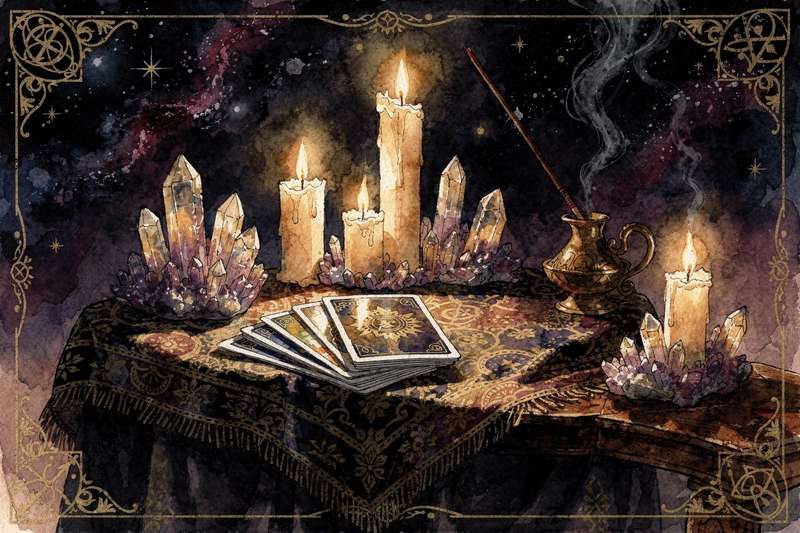 Ornate Renaissance tarot cards displaying intricate illustrations and symbolic artwork from medieval Europe.