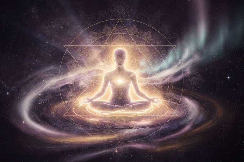 Earth's natural electromagnetic frequency visualization showing 7.83 Hz brainwave alignment for relaxation and sleep improvement.