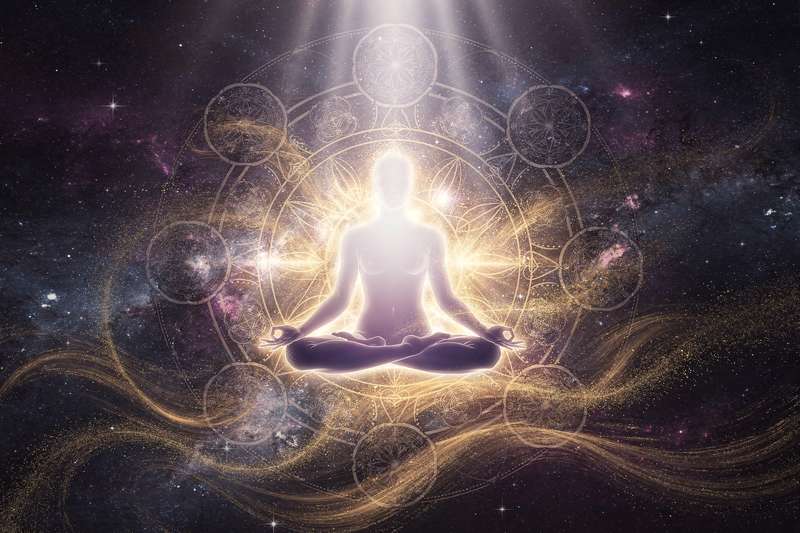 Serene meditation space with soft lighting and peaceful surroundings supporting emotional healing and spiritual recovery.